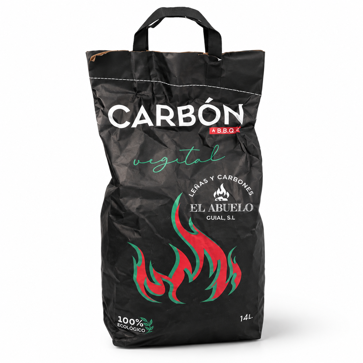 Carbón 100% Encina de 3 KG