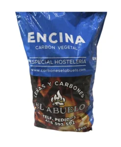 Carbón 100% Encina de 15 KG