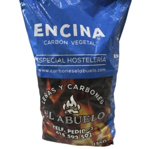 Carbón 100% Encina de 15 KG