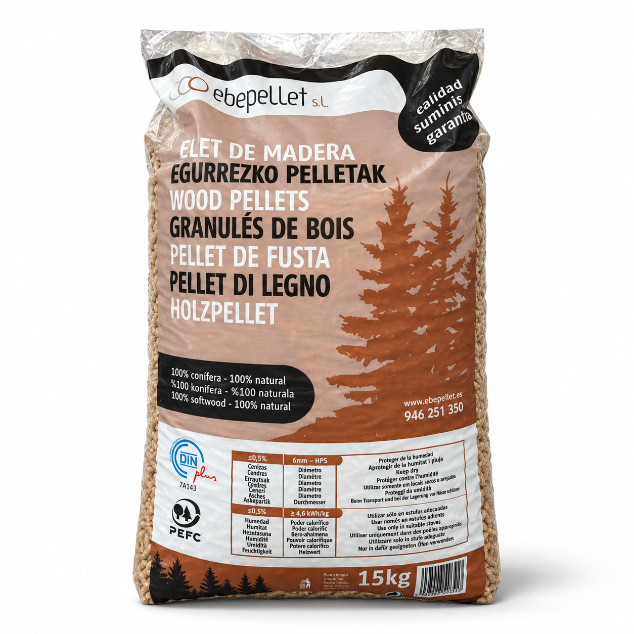 Saco de Pellets15 Kg
