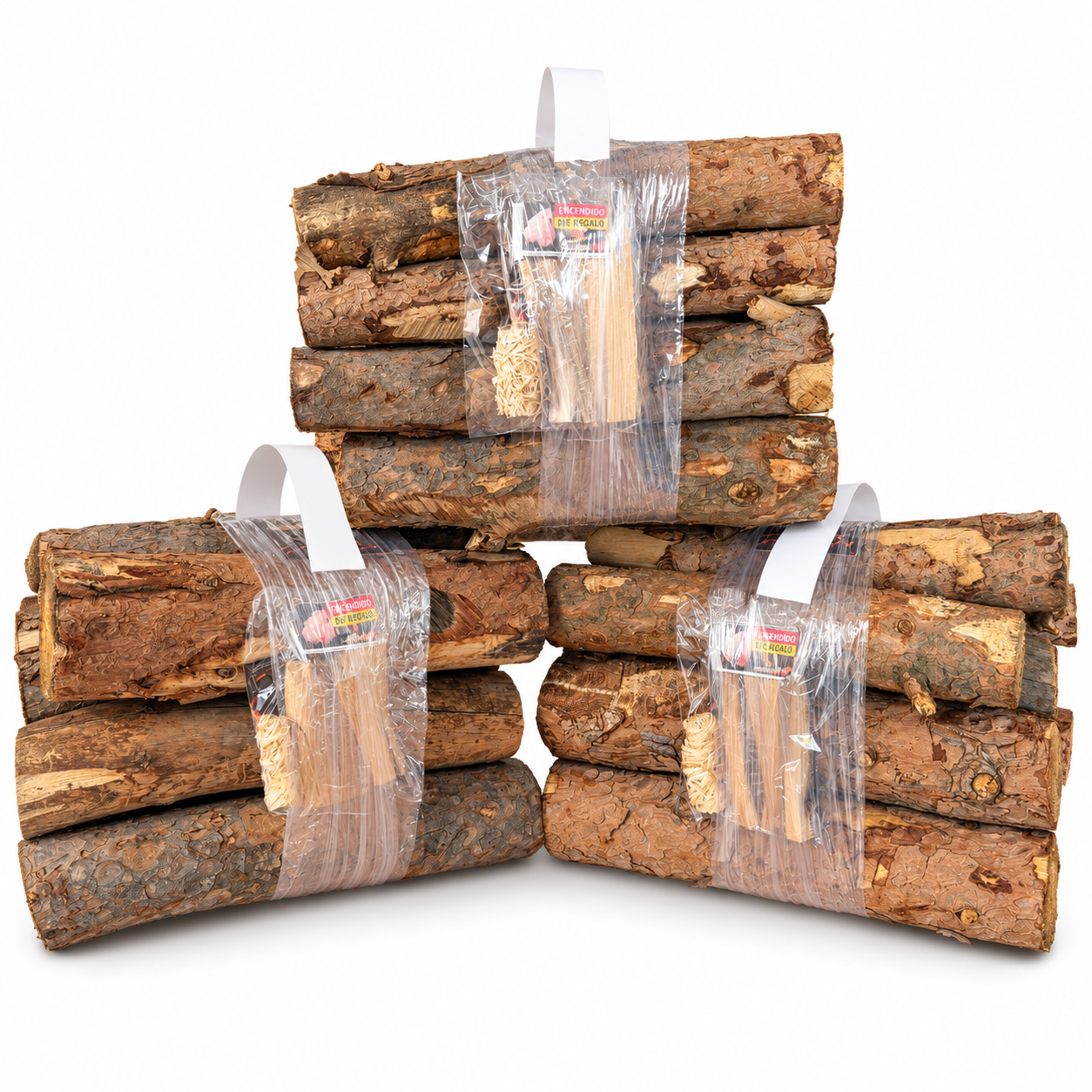 Fajo de Leña de Pino 17 L con Kit de Encendido